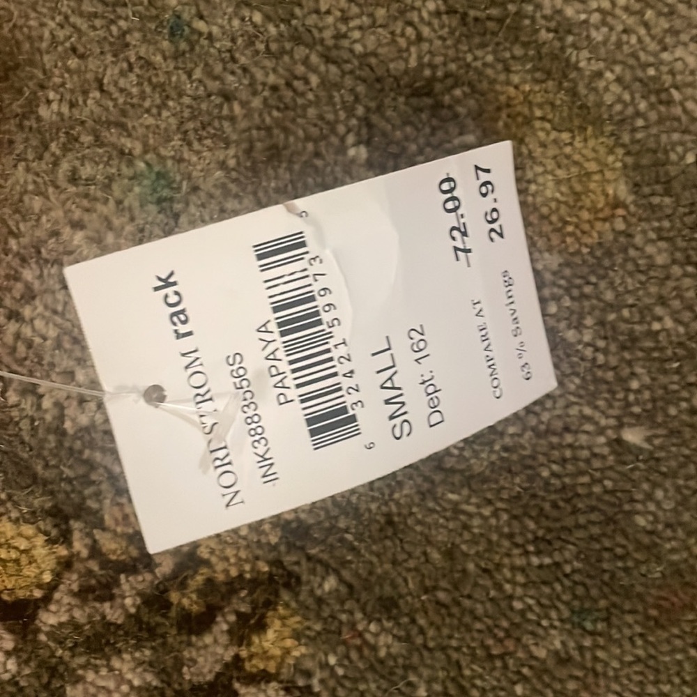 Womens salmon colored dress.  Size small. - Picture 5 of 7